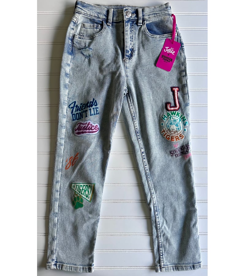 Justice stranger things outlet jeans